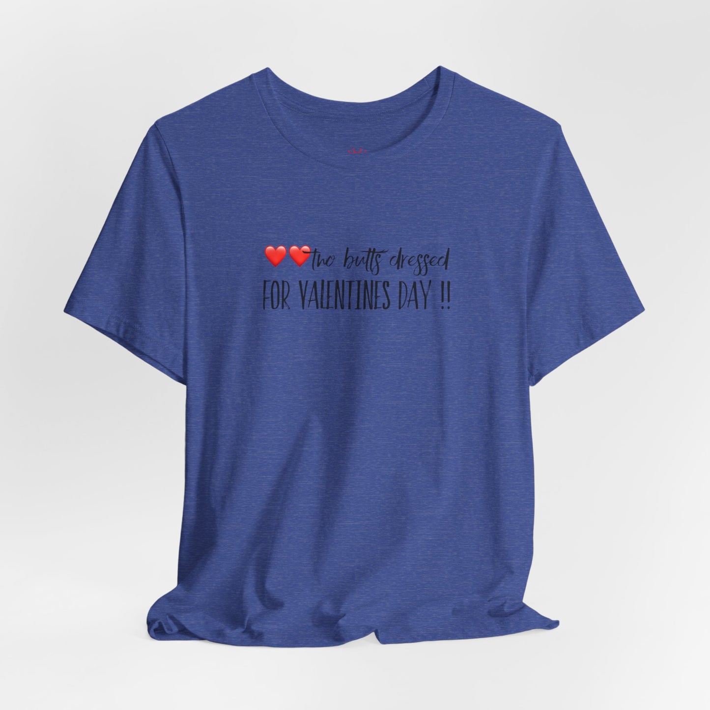 Valentine’s Day Tee - "Two Hearts Dressed For Valentine’s Day"