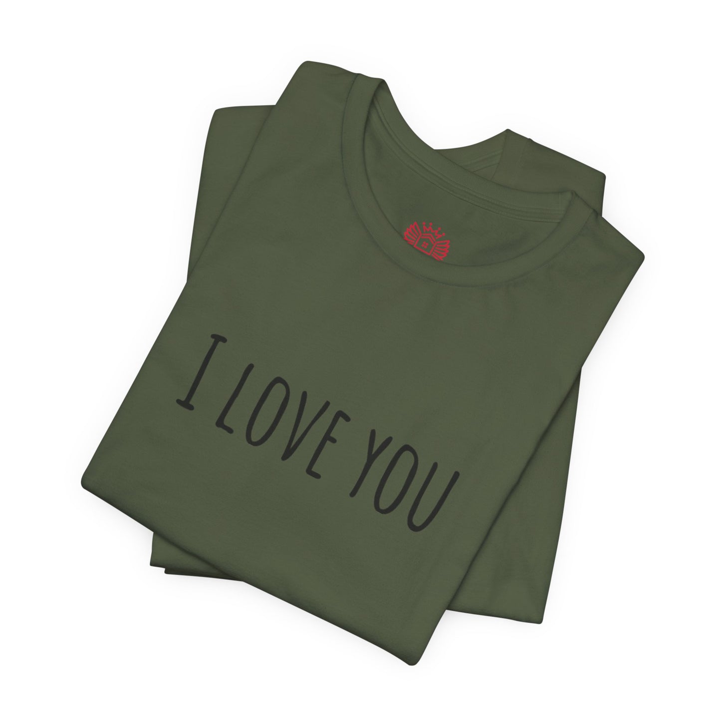 I Love You Tee — Minimalist Love Graphic Shirt