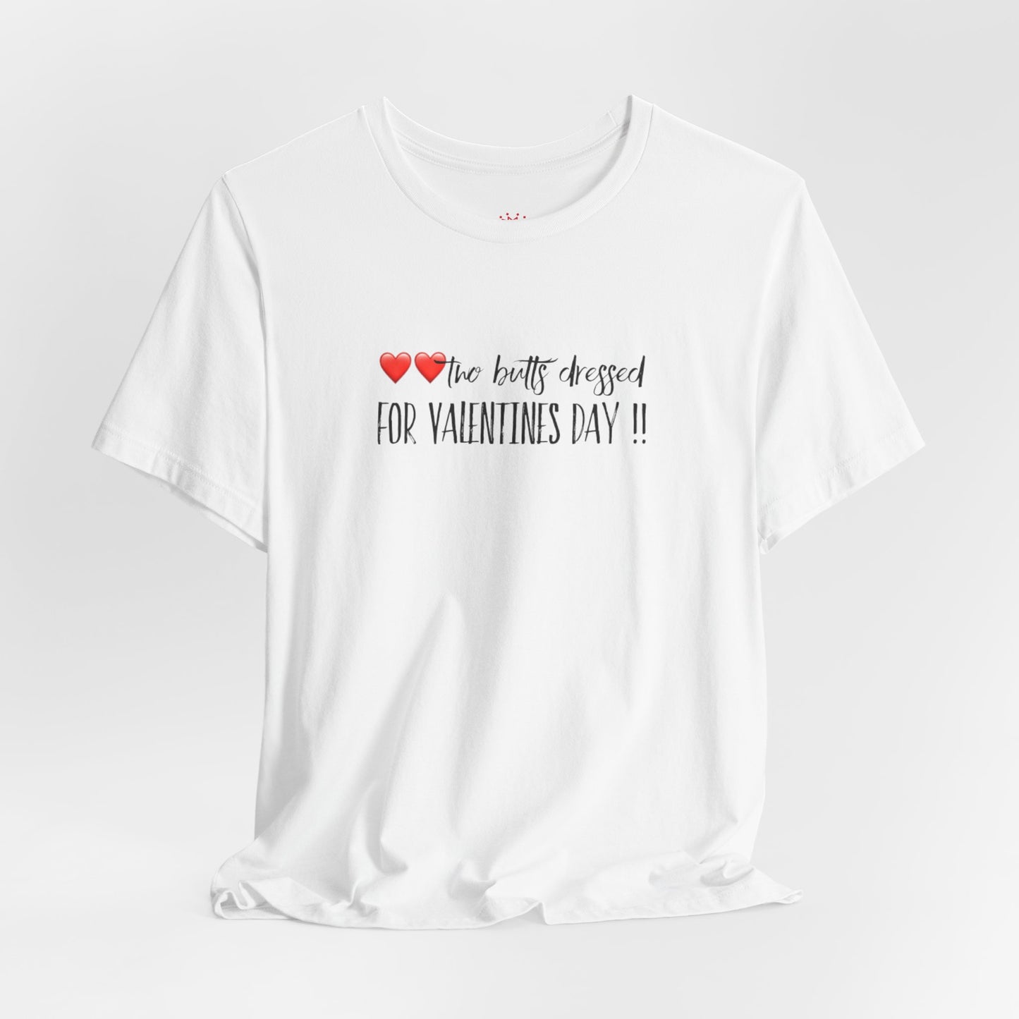 Valentine’s Day Tee - "Two Hearts Dressed For Valentine’s Day"