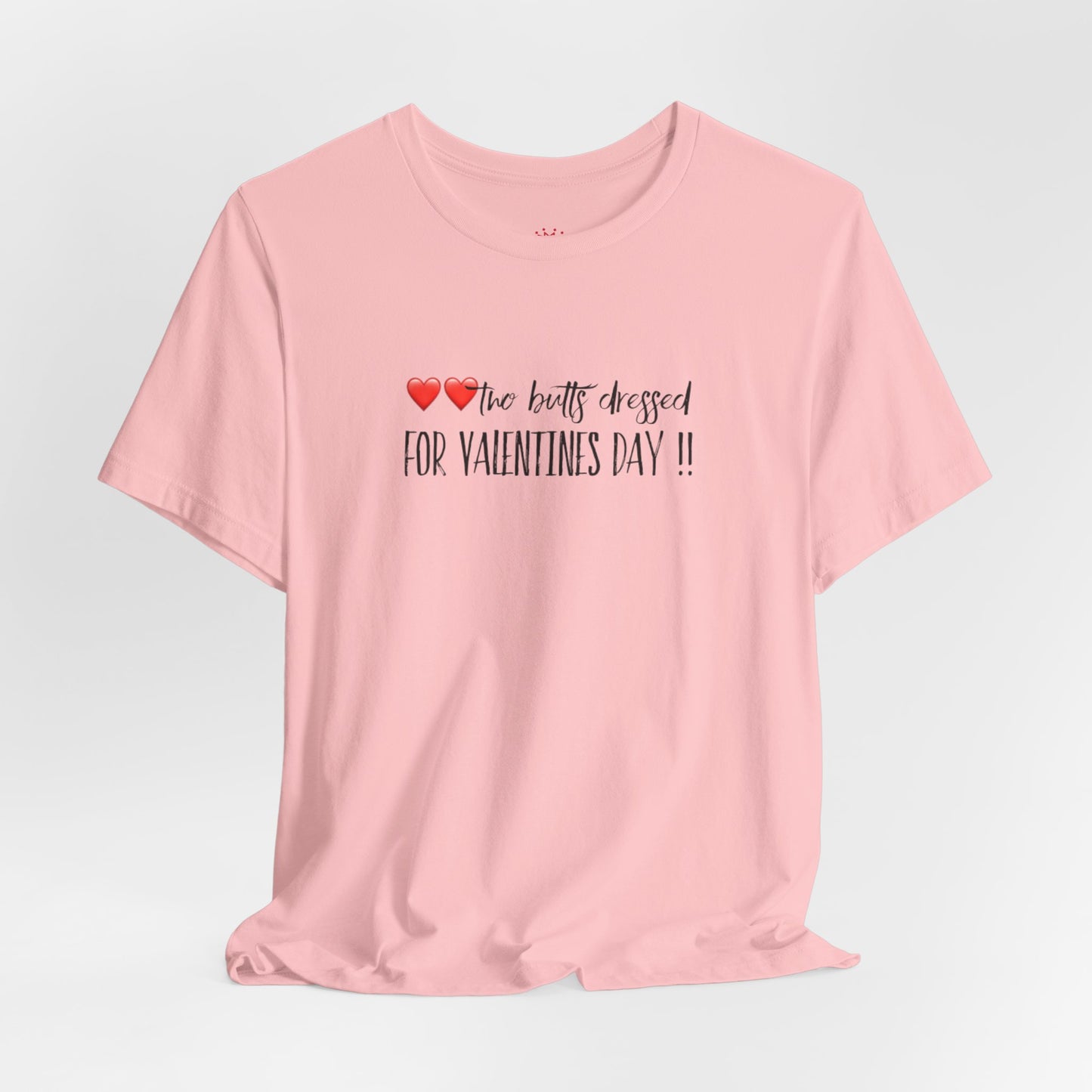 Valentine’s Day Tee - "Two Hearts Dressed For Valentine’s Day"