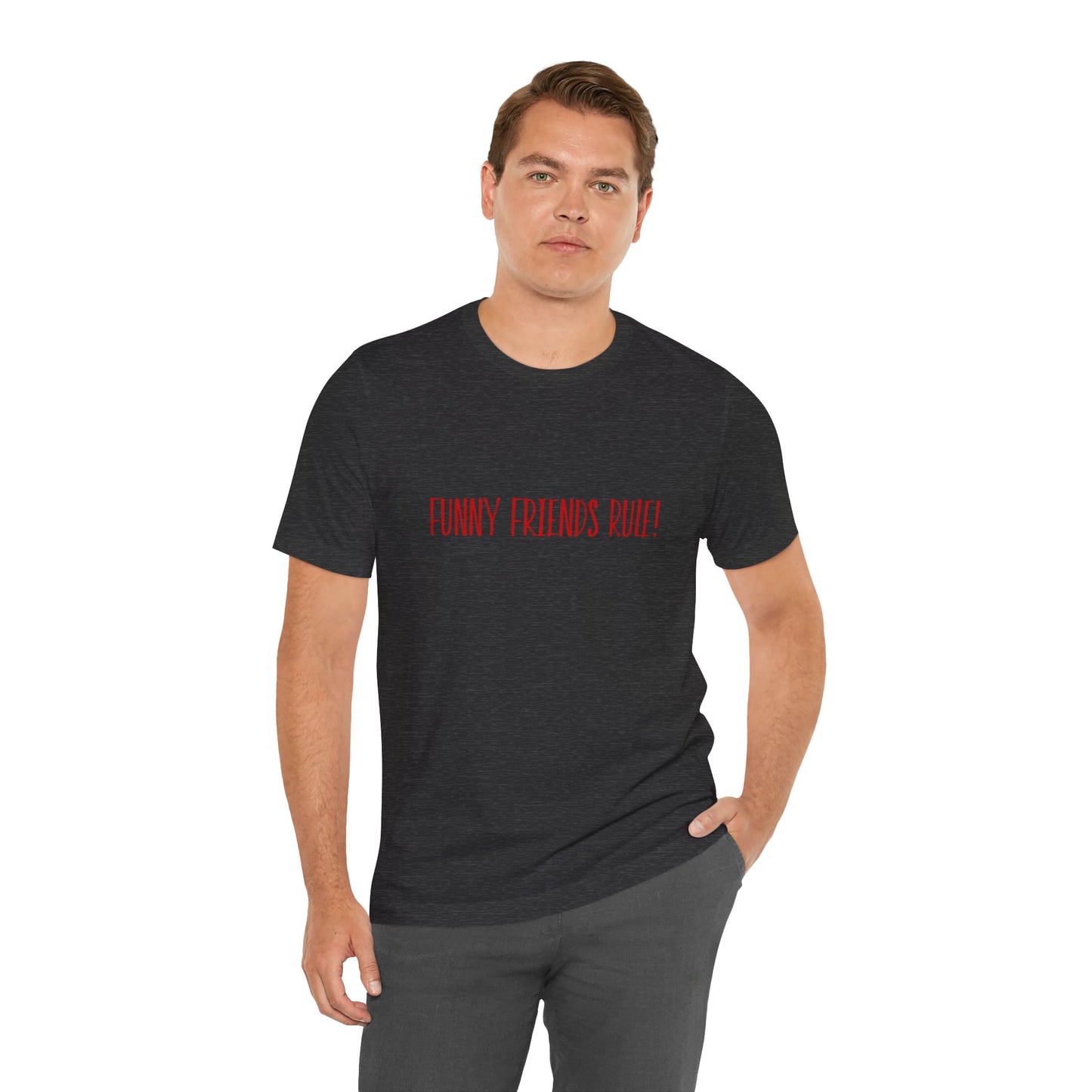 Funny Friends Rule Teach Tease Tee