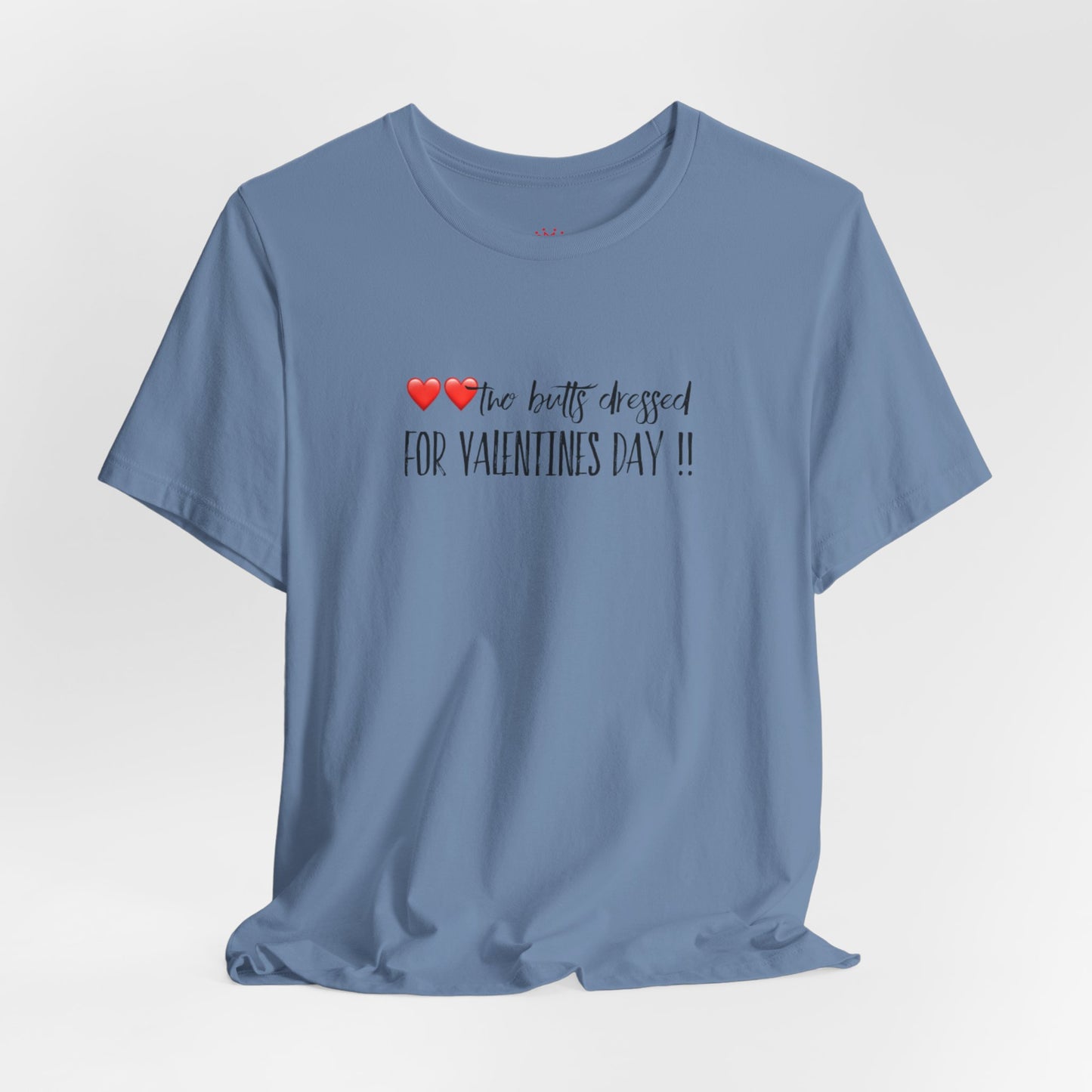 Valentine’s Day Tee - "Two Hearts Dressed For Valentine’s Day"