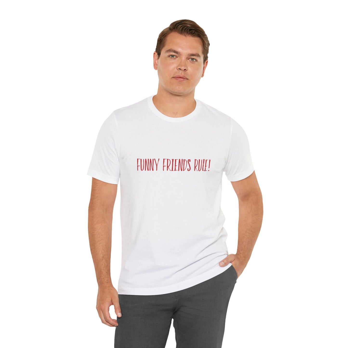 Funny Friends Rule Teach Tease Tee