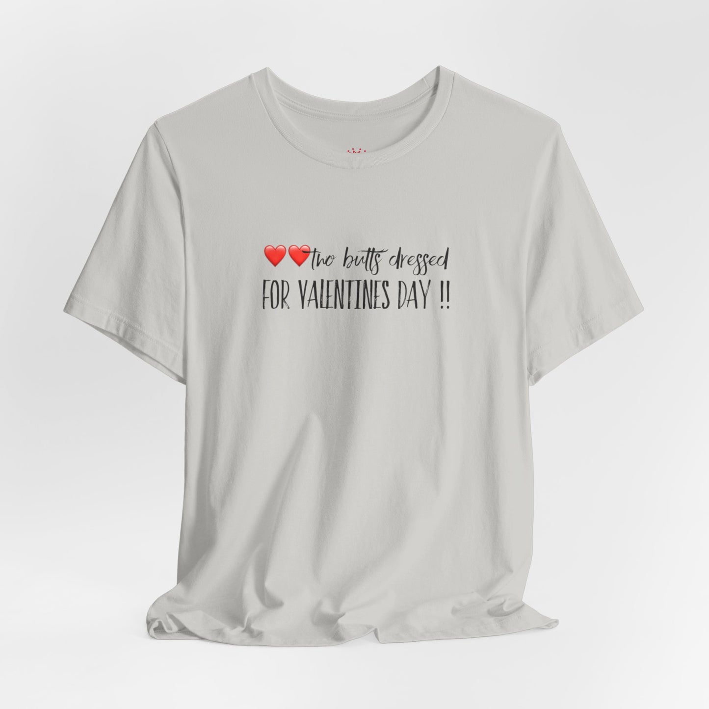 Valentine’s Day Tee - "Two Hearts Dressed For Valentine’s Day"