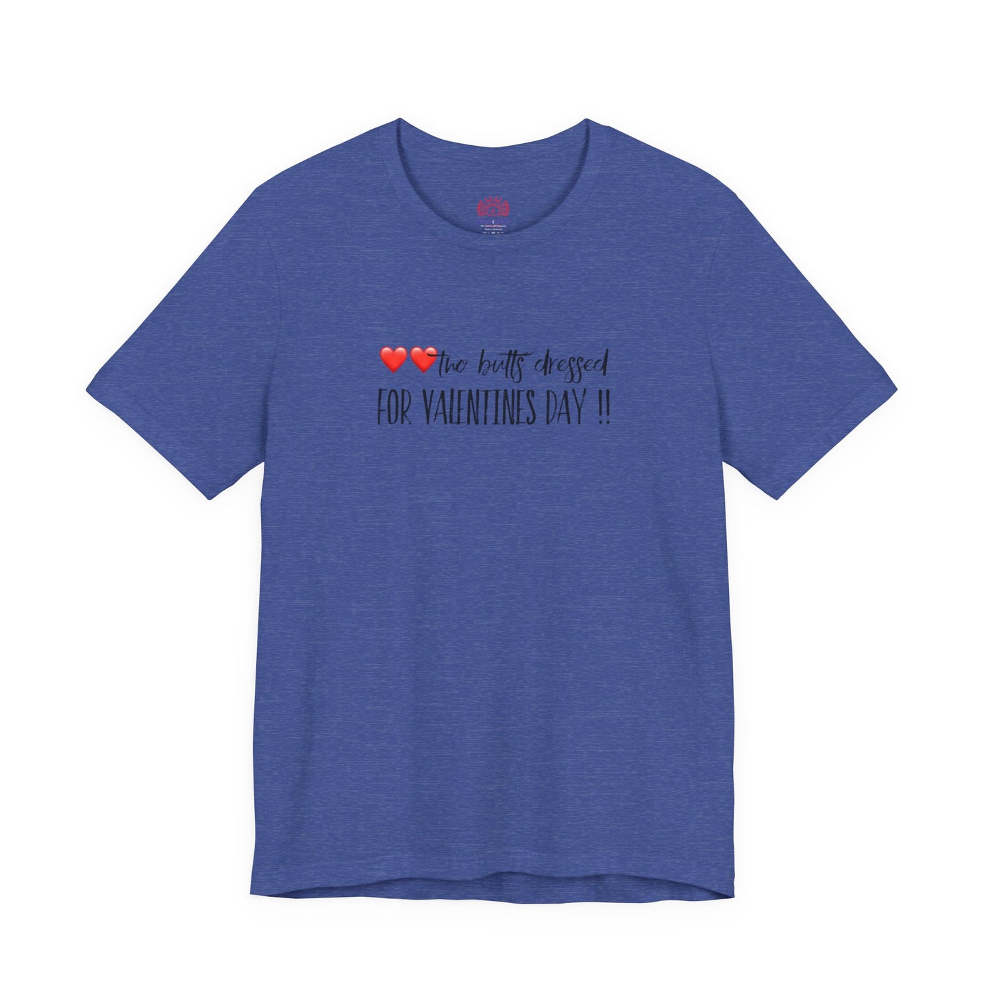 Valentine’s Day Tee - "Two Hearts Dressed For Valentine’s Day"