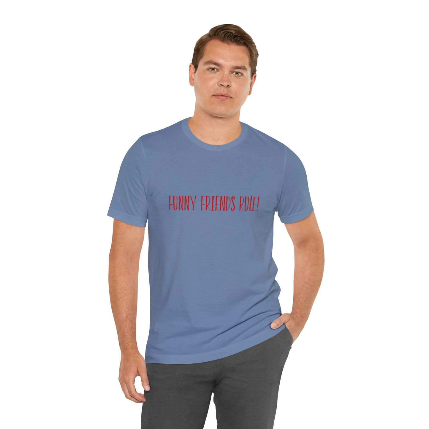 Funny Friends Rule Teach Tease Tee