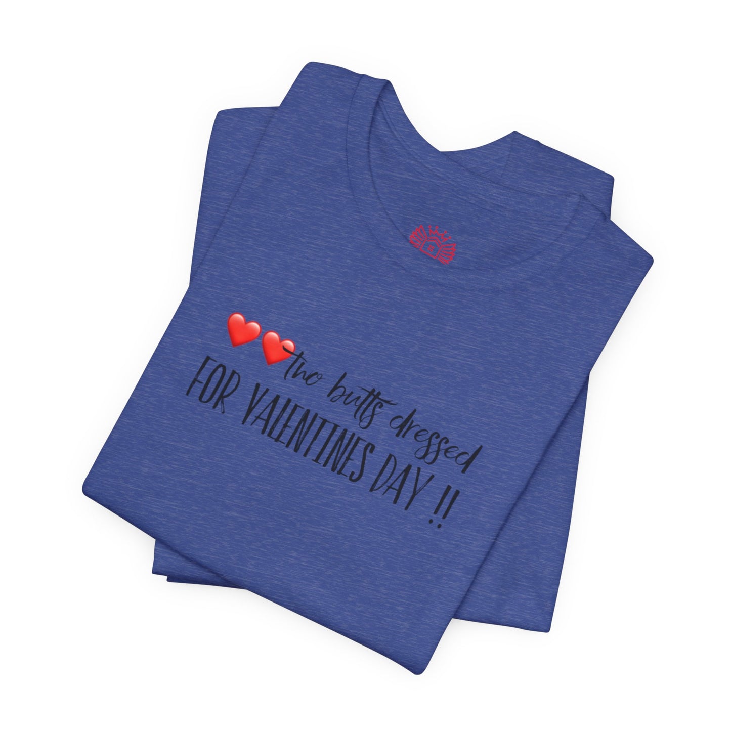 Valentine’s Day Tee - "Two Hearts Dressed For Valentine’s Day"