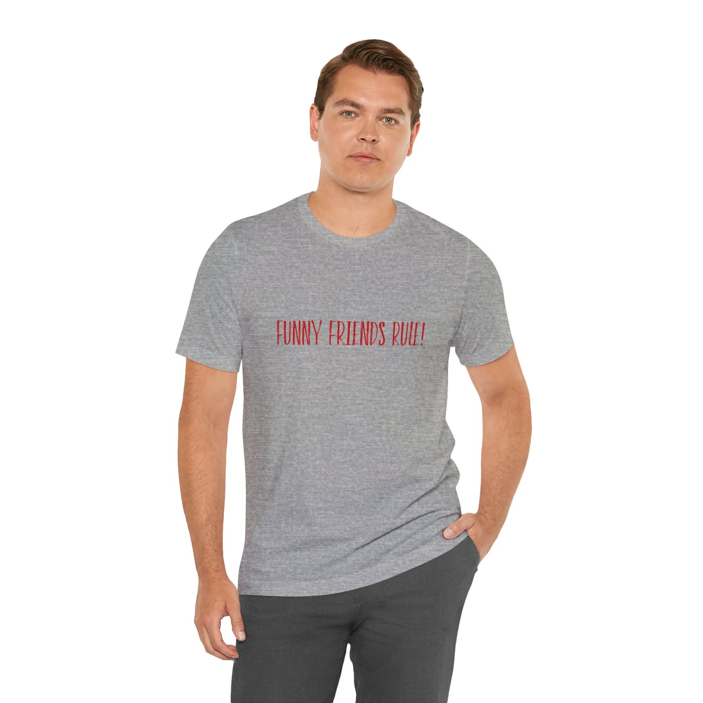 Funny Friends Rule Teach Tease Tee
