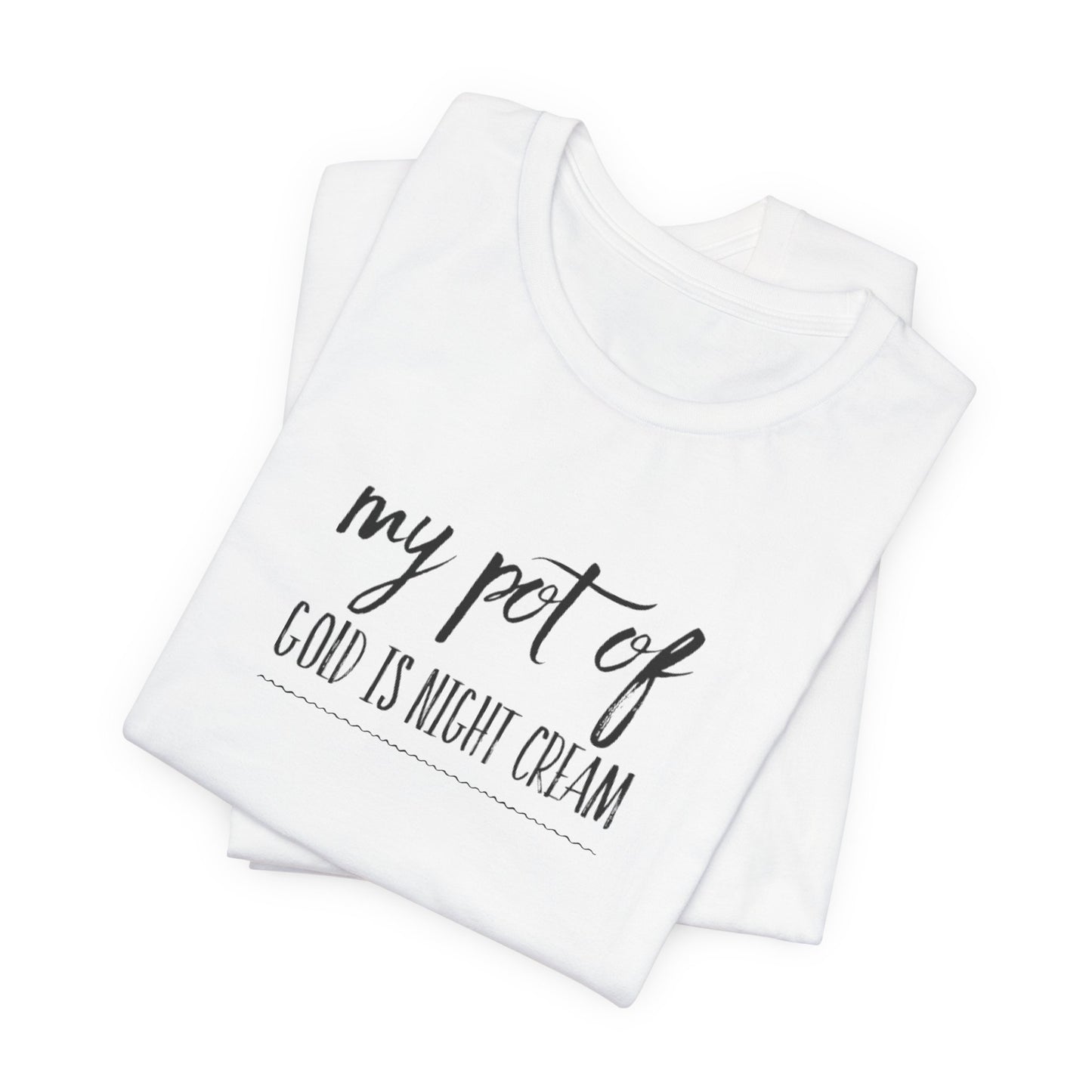 My Pot of Gold Is Right Cream Tee - St. Patrick's Day Casual Graphic T-Shirt